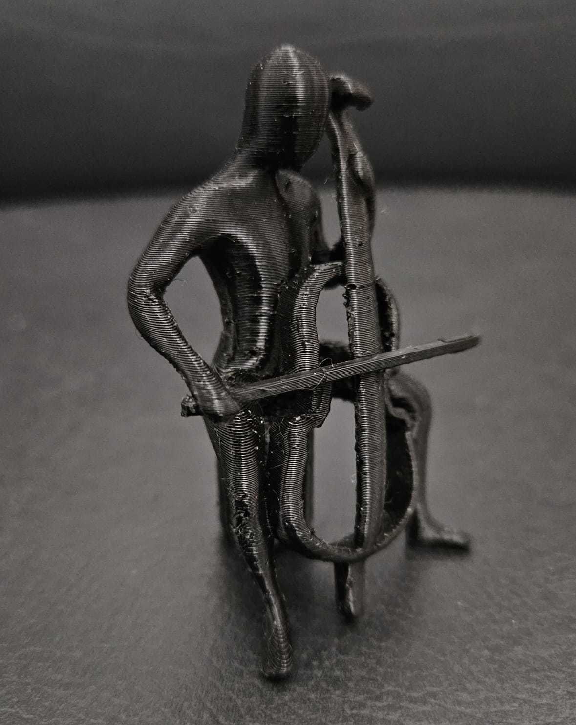 Cello Statue 3D print model_6