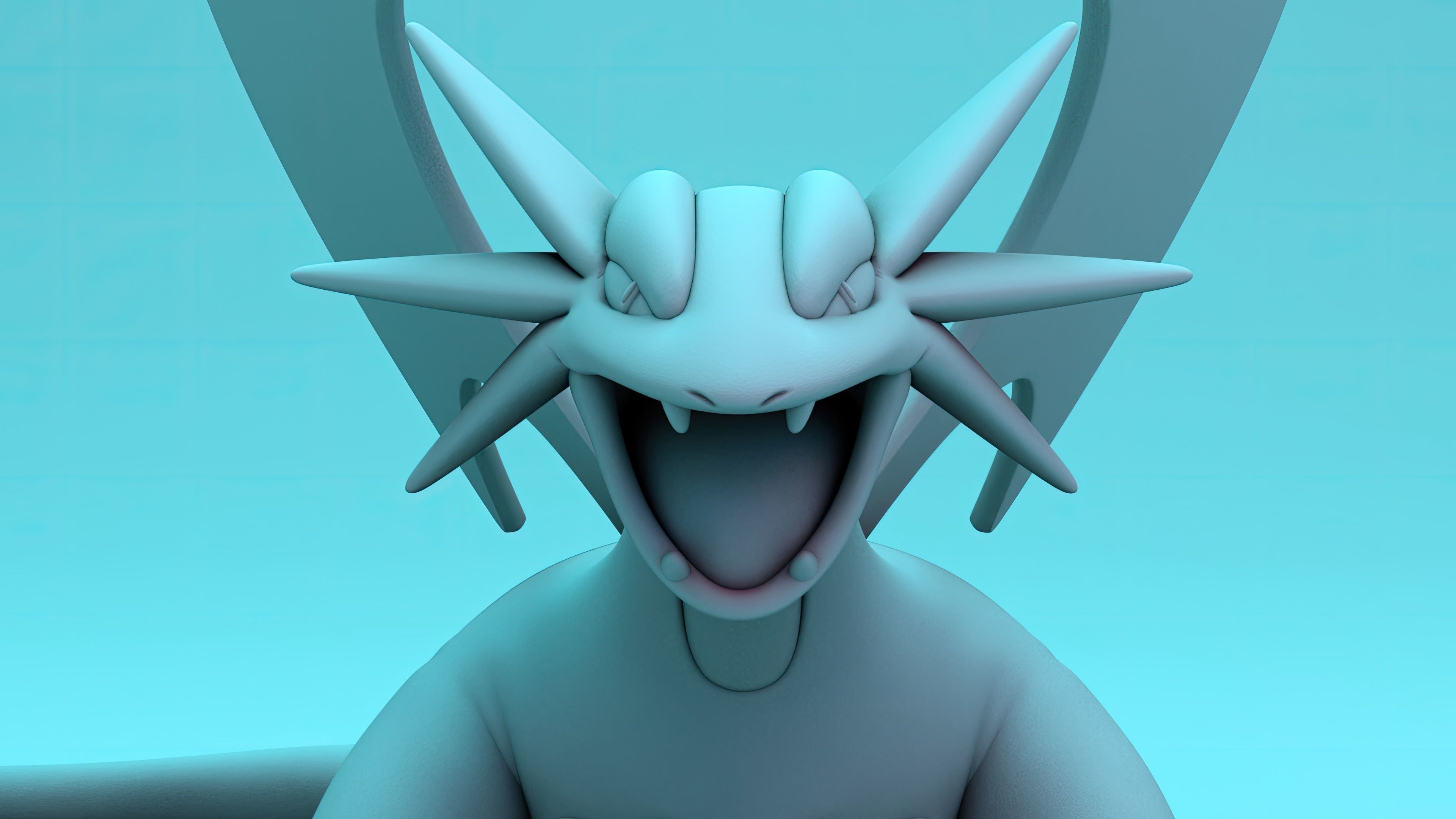 Salamence Pokemon 3D Print Model 3D print model_2