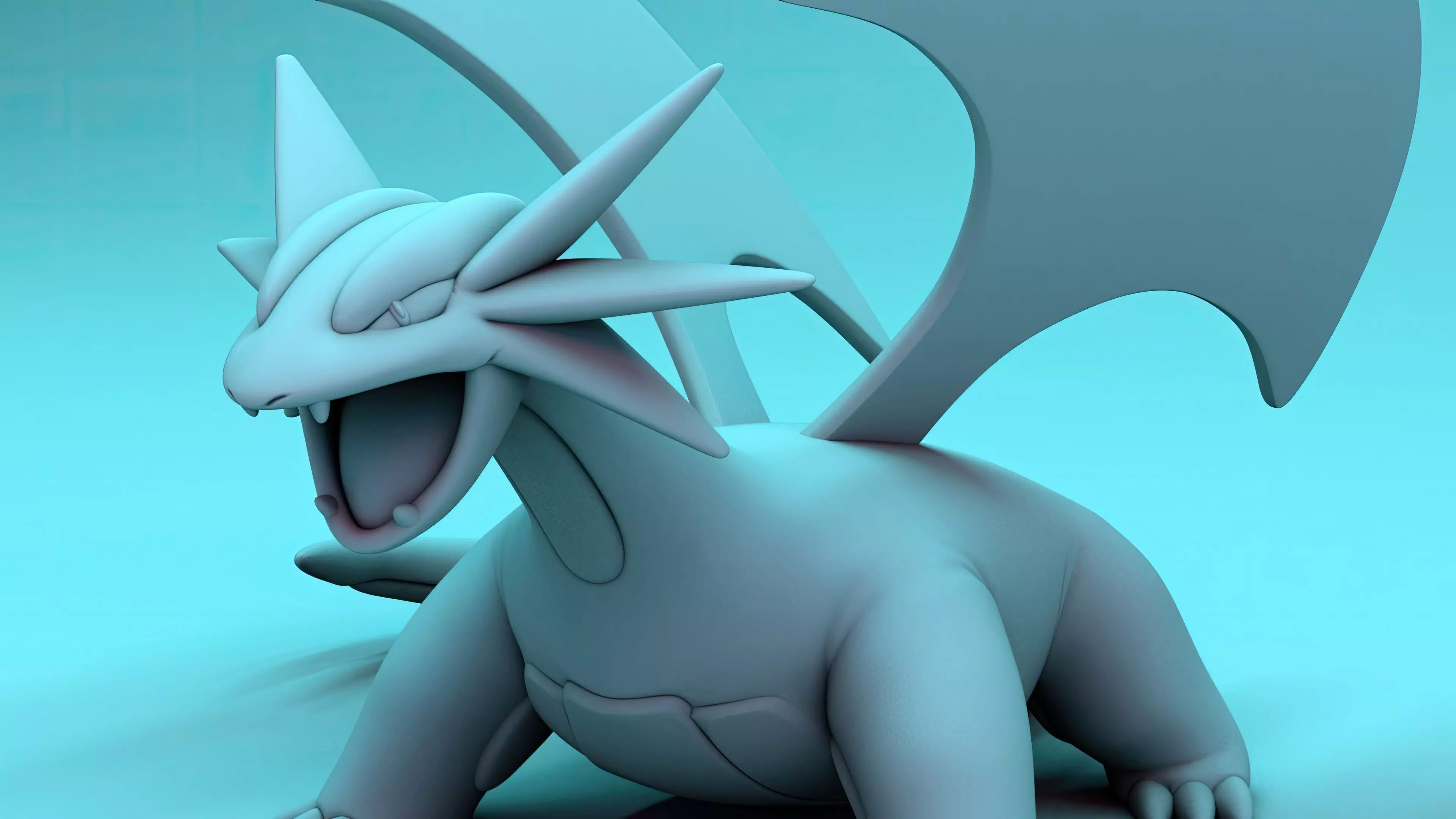 Salamence Pokemon 3D Print Model 3D print model_0