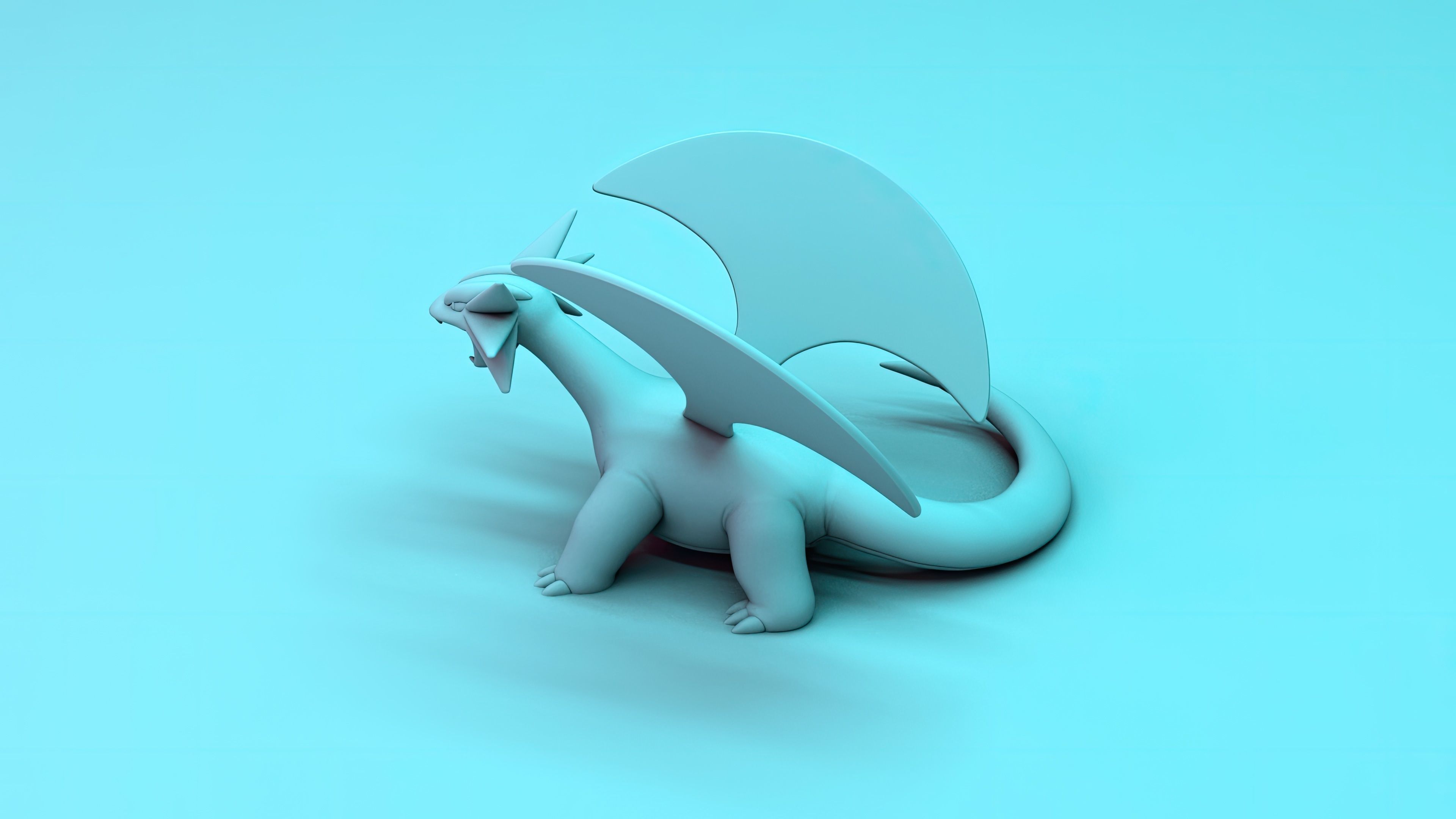 Salamence Pokemon 3D Print Model 3D print model_7