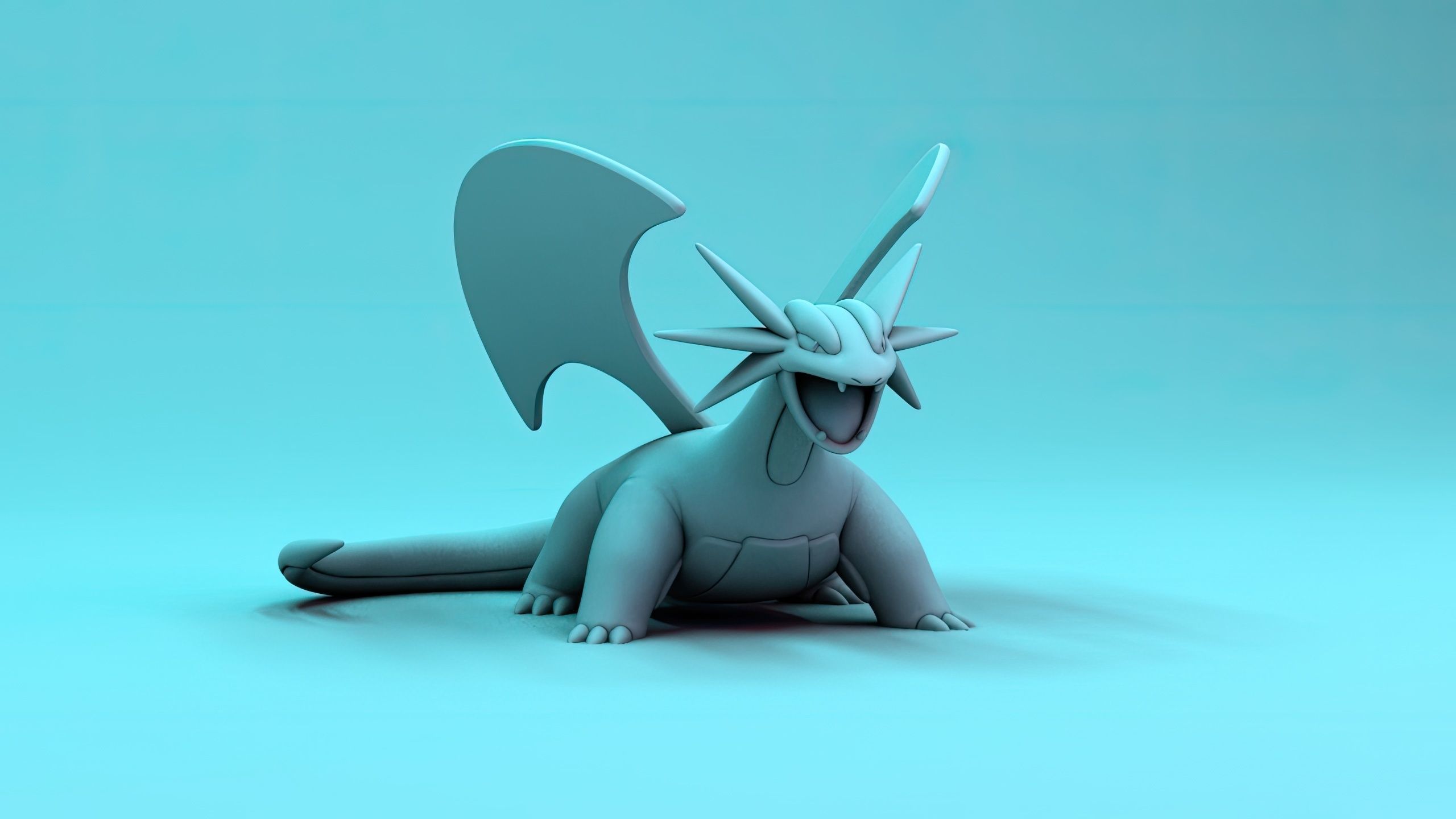 Salamence Pokemon 3D Print Model 3D print model_4