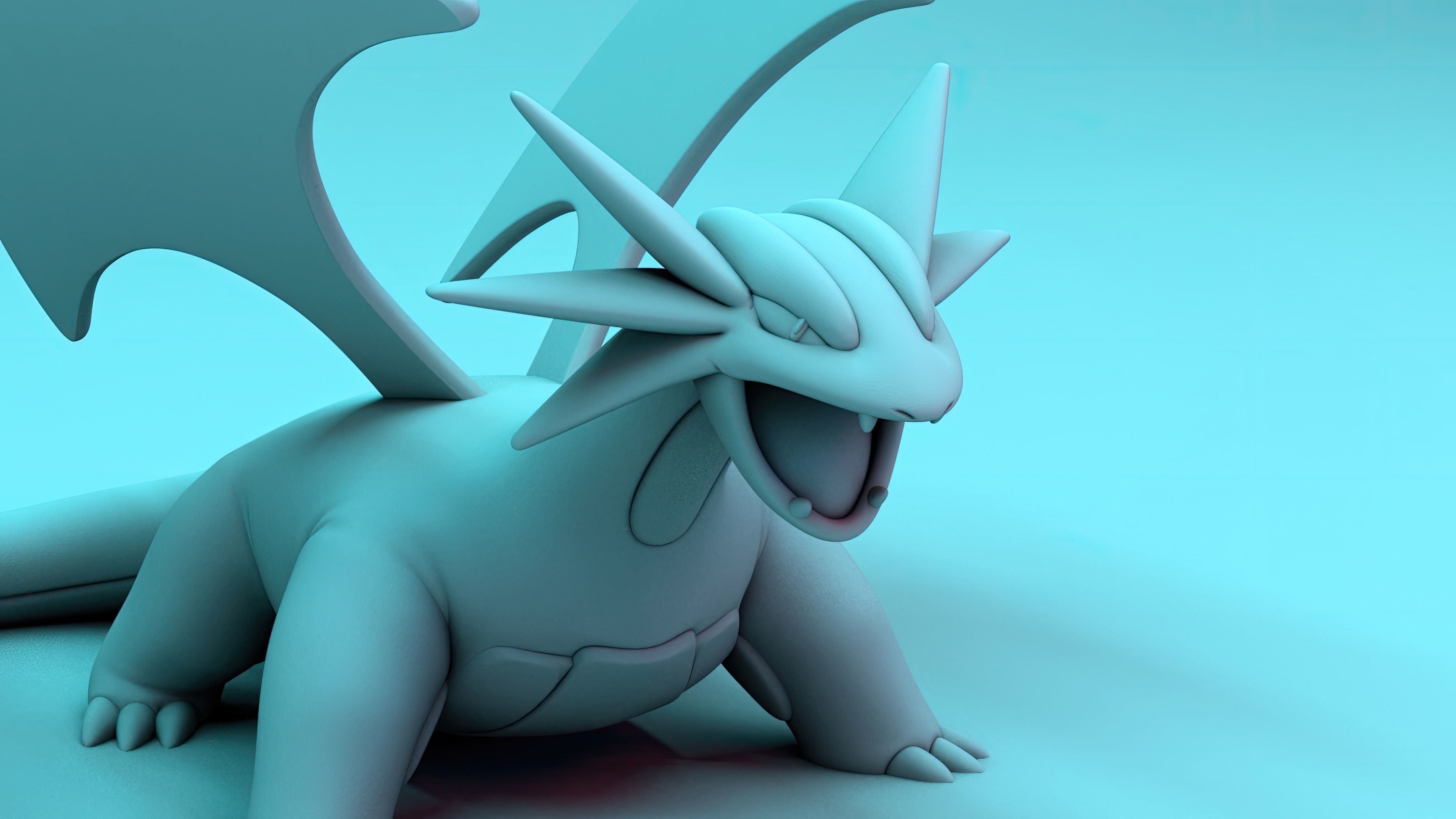 Salamence Pokemon 3D Print Model 3D print model_1