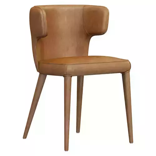 Restoration Hardware Nicola Wing Dolce Faux Dining Armchair