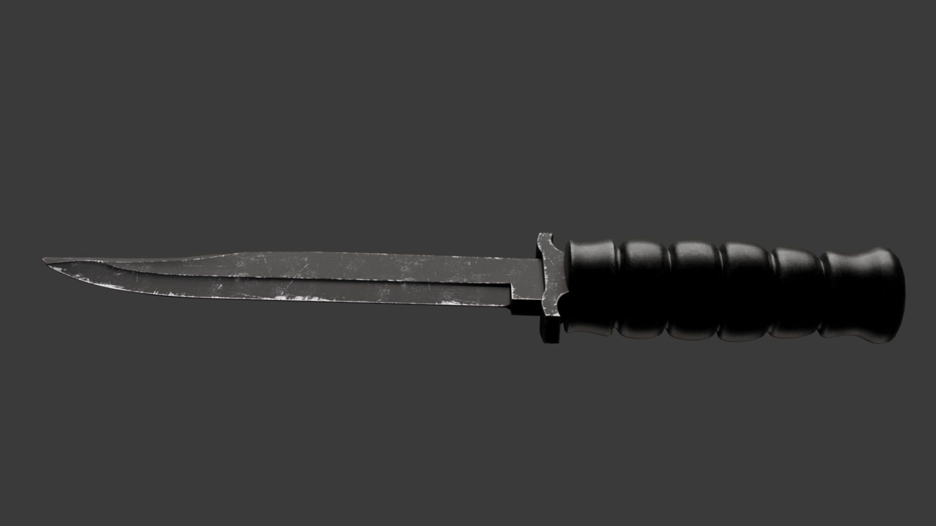Tactical Knife Free 3D model_5