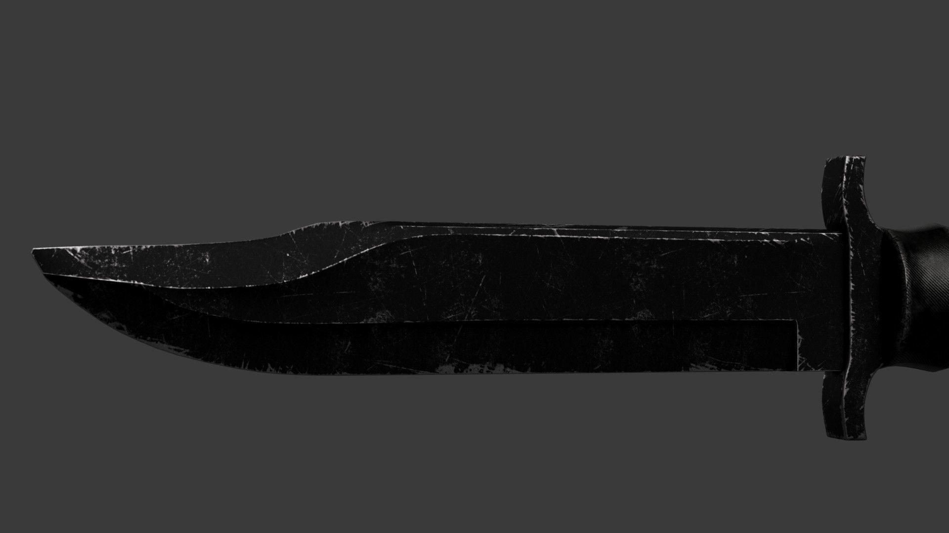 Tactical Knife Free 3D model_3