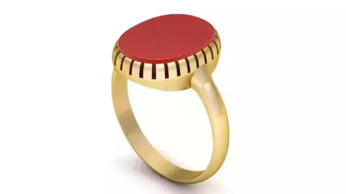 Turkish Men Fashion ring 3d Printable Model
