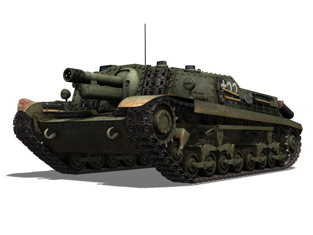 43M Zrinyi II - Hungarian Assault Gun - 3rd Battery 33 3D model_14