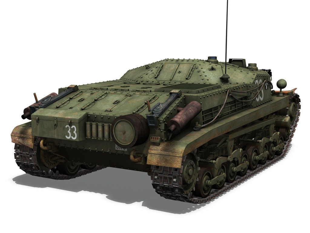 43M Zrinyi II - Hungarian Assault Gun - 3rd Battery 33 3D model_6