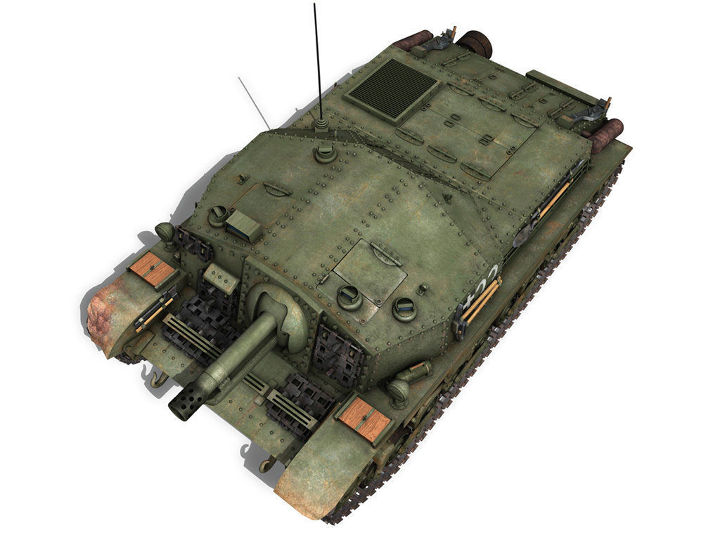 43M Zrinyi II - Hungarian Assault Gun - 3rd Battery 33 3D model_9
