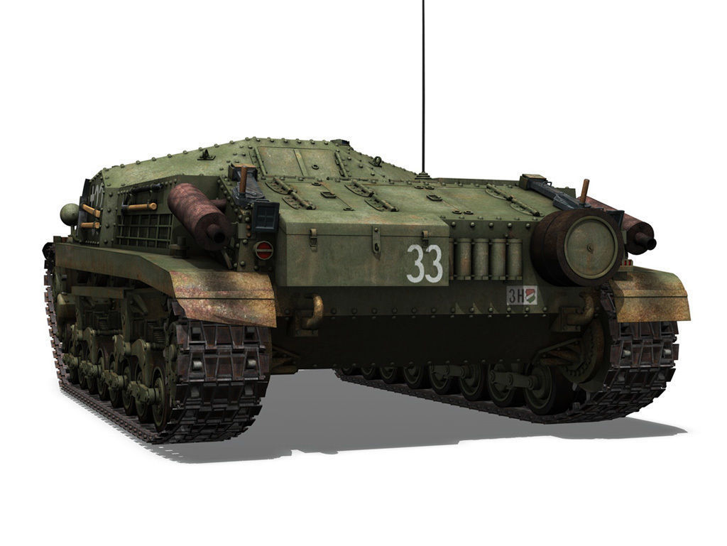 43M Zrinyi II - Hungarian Assault Gun - 3rd Battery 33 3D model_5
