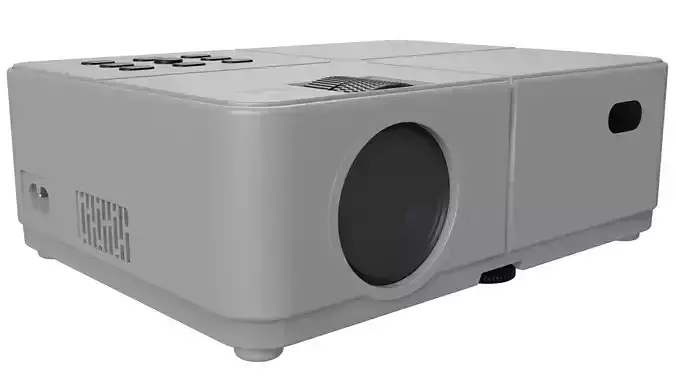 Retro Projector 3D model