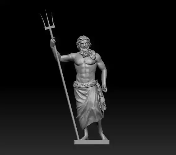 Greek Gods and Goddesses - Poseidon 3D print model
