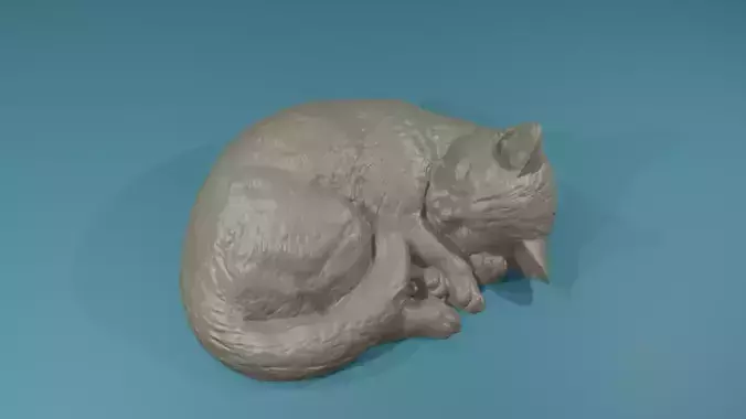 Realistic highpoly Housecat Pet Feline Cat Animal