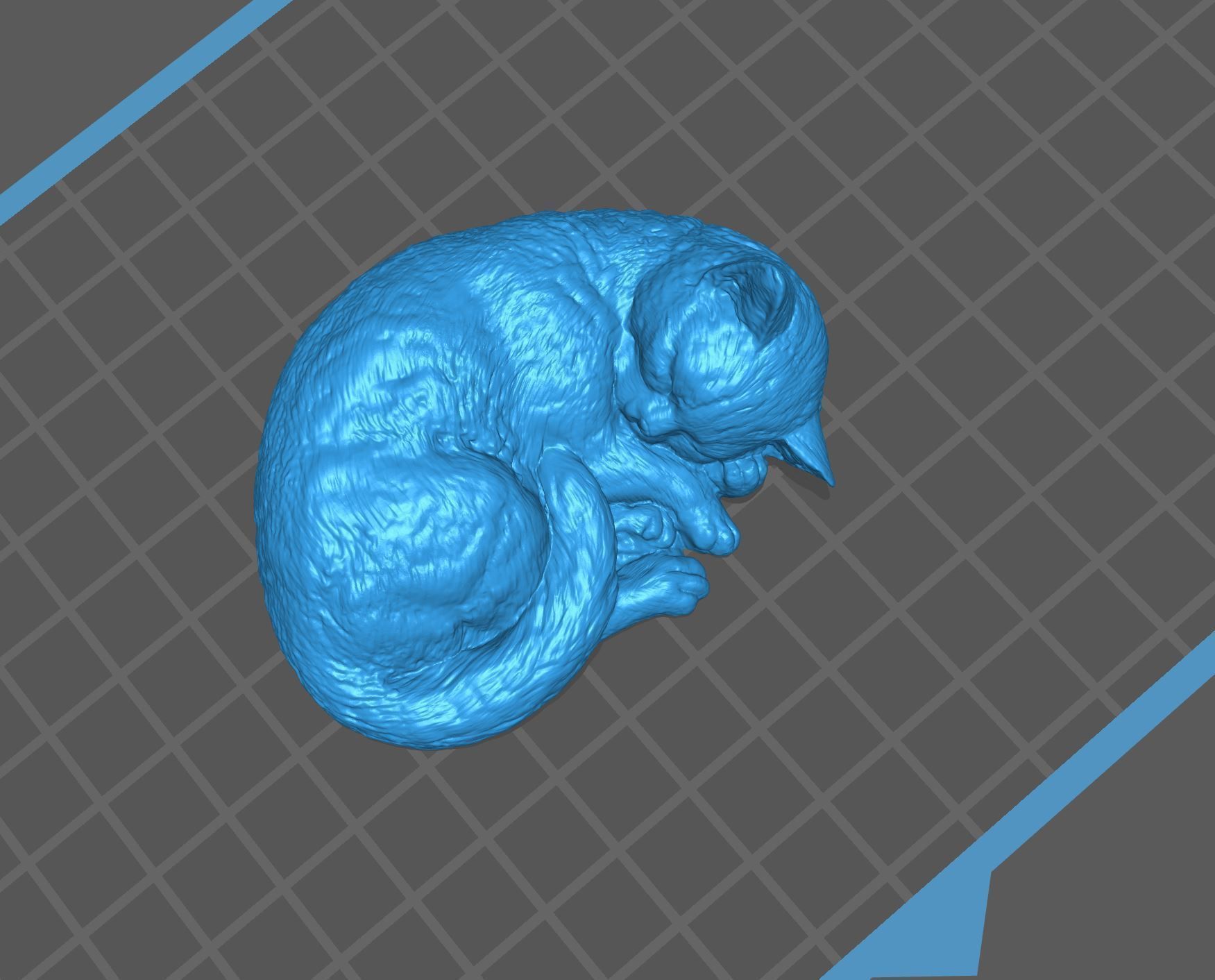 Realistic highpoly Housecat Pet Feline Cat Animal 3D print model_3