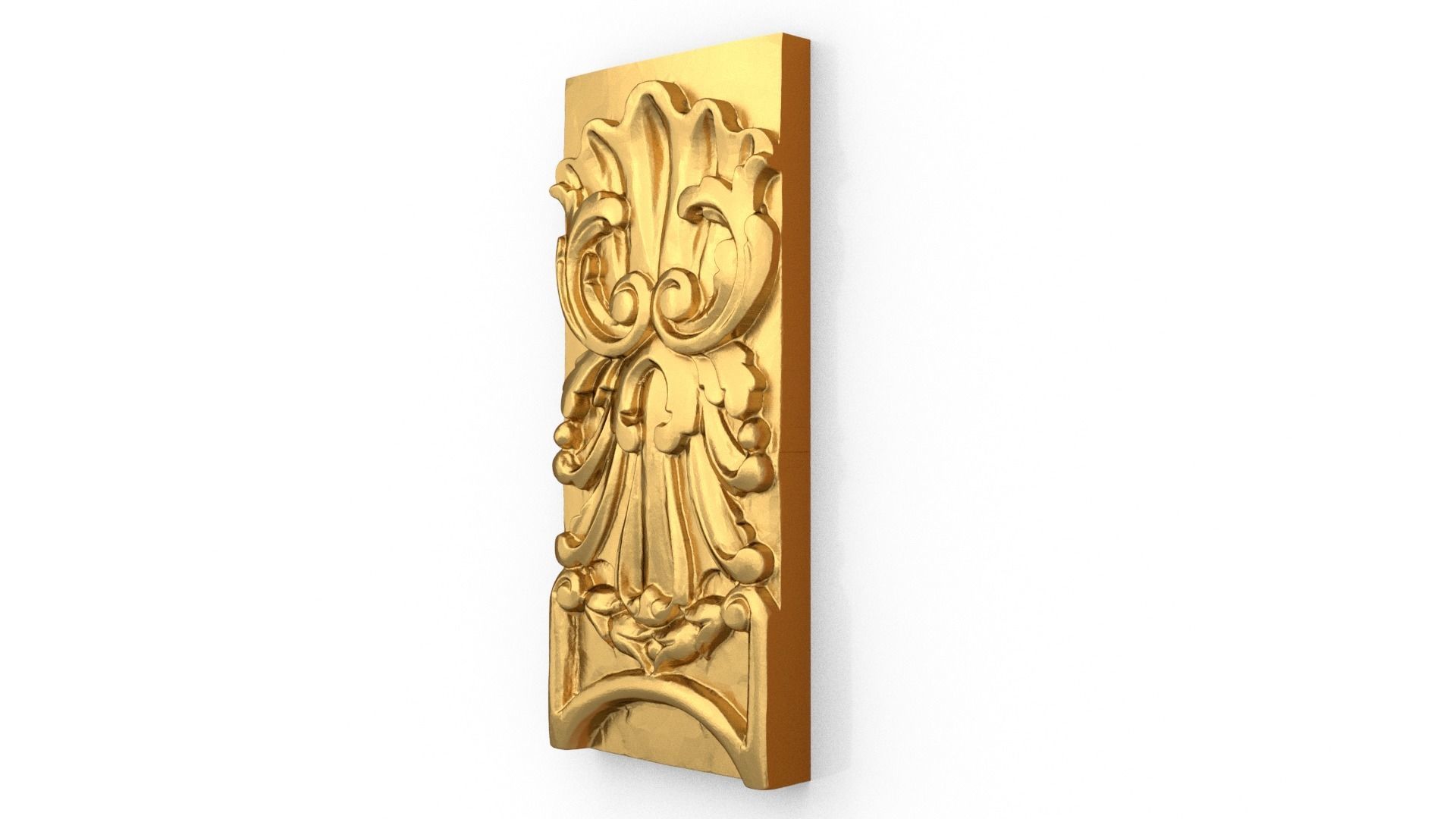 Classic carved decor ornament 507 3D print model_2