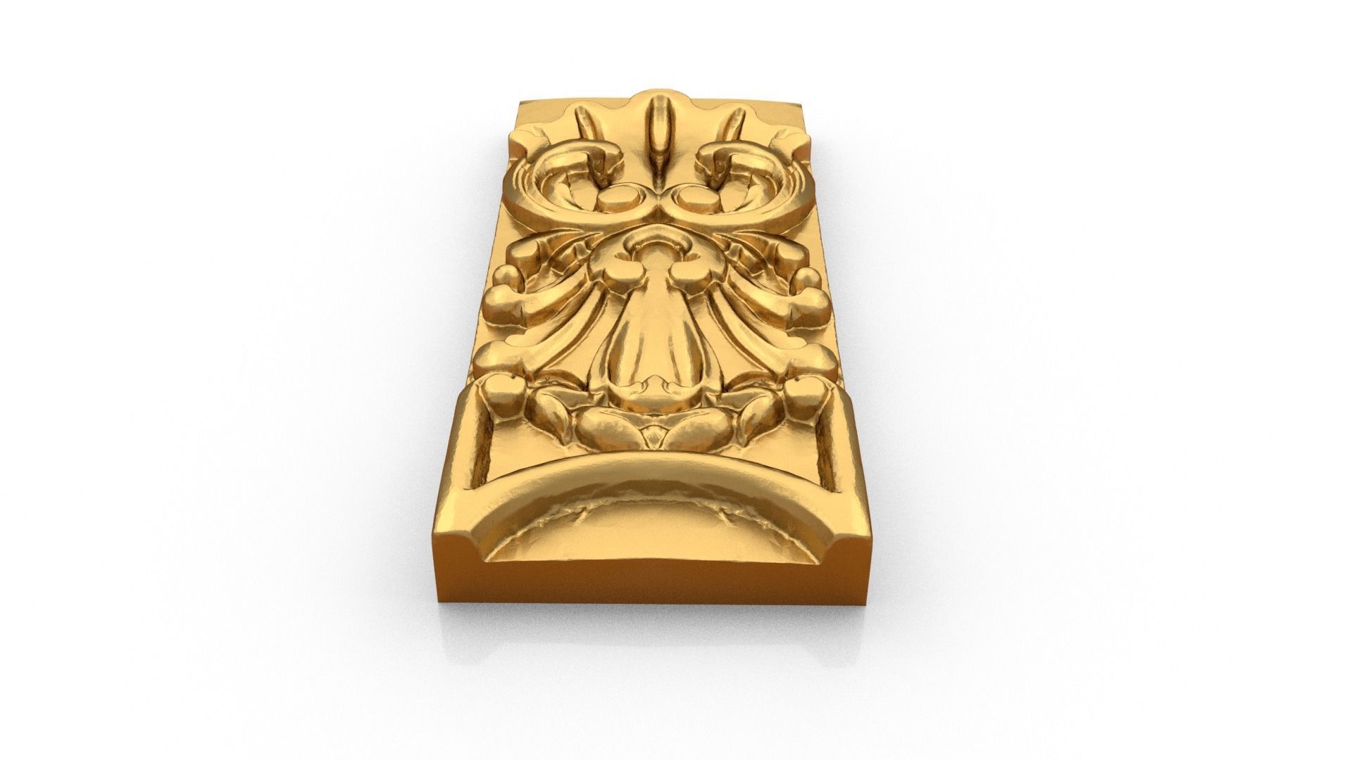 Classic carved decor ornament 507 3D print model_3