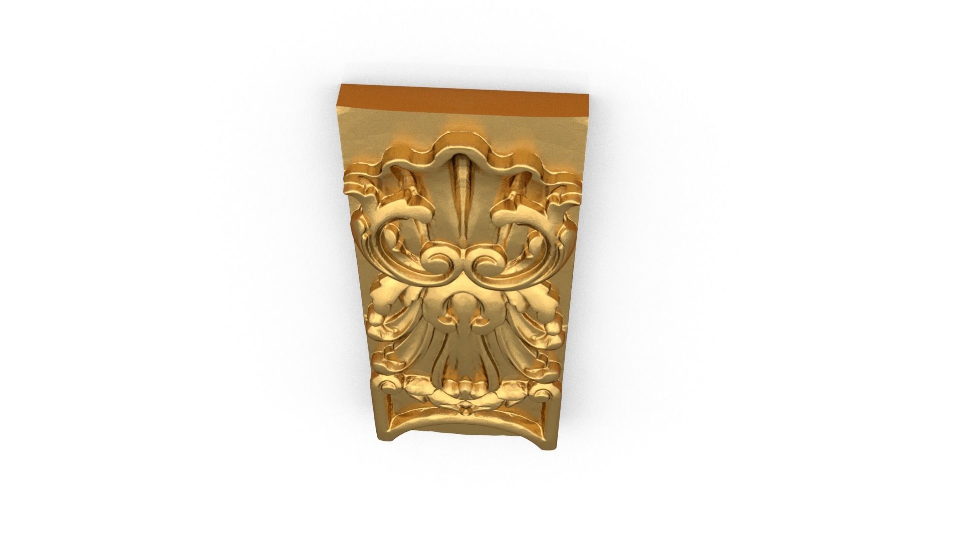Classic carved decor ornament 507 3D print model_4