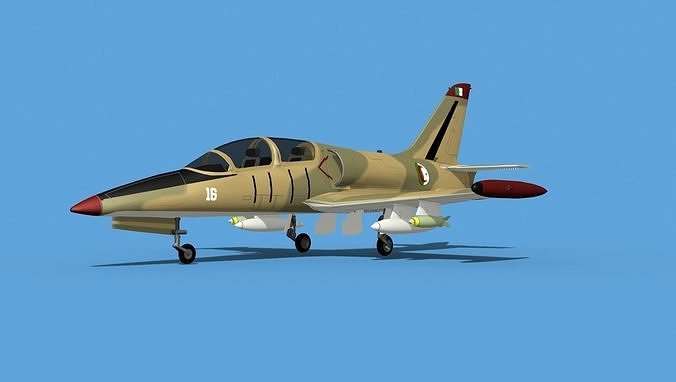 Aero Vodochody L-39 Albatross Algeria 3D model