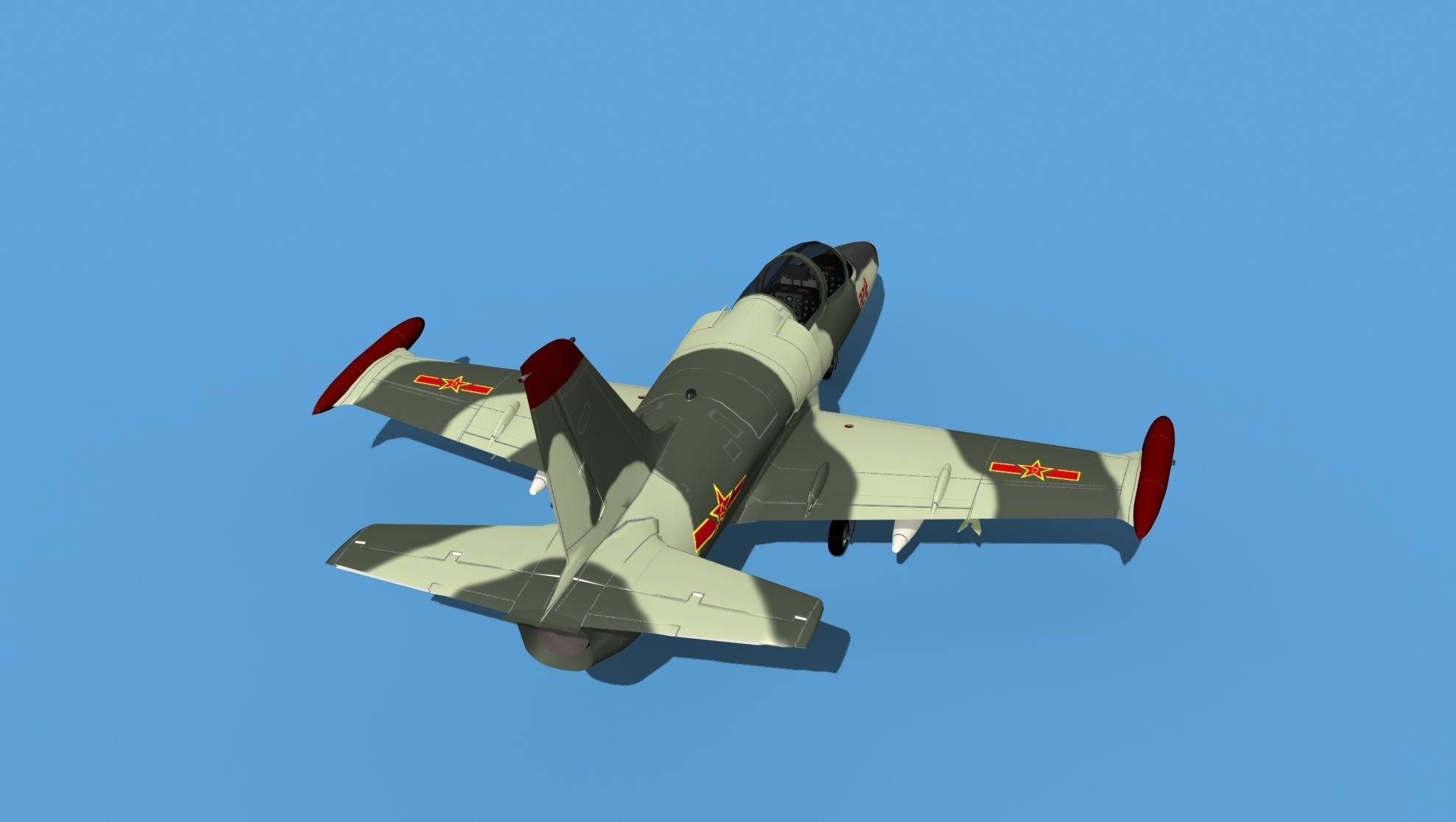 Aero Vodochody L-39C Albatross China 3D model_6