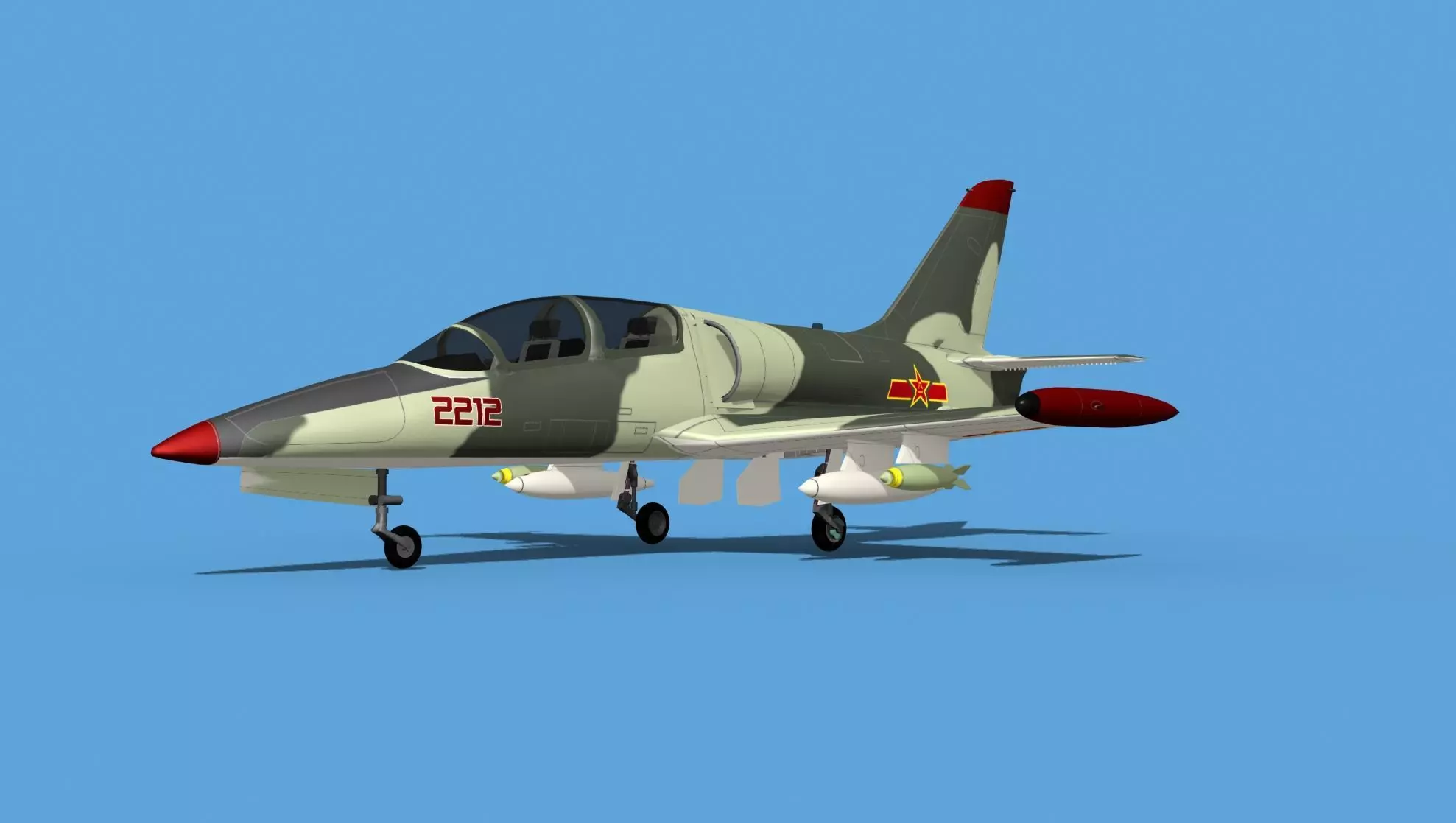 Aero Vodochody L-39C Albatross China 3D model_0