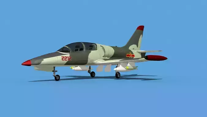 Aero Vodochody L-39C Albatross China 3D model