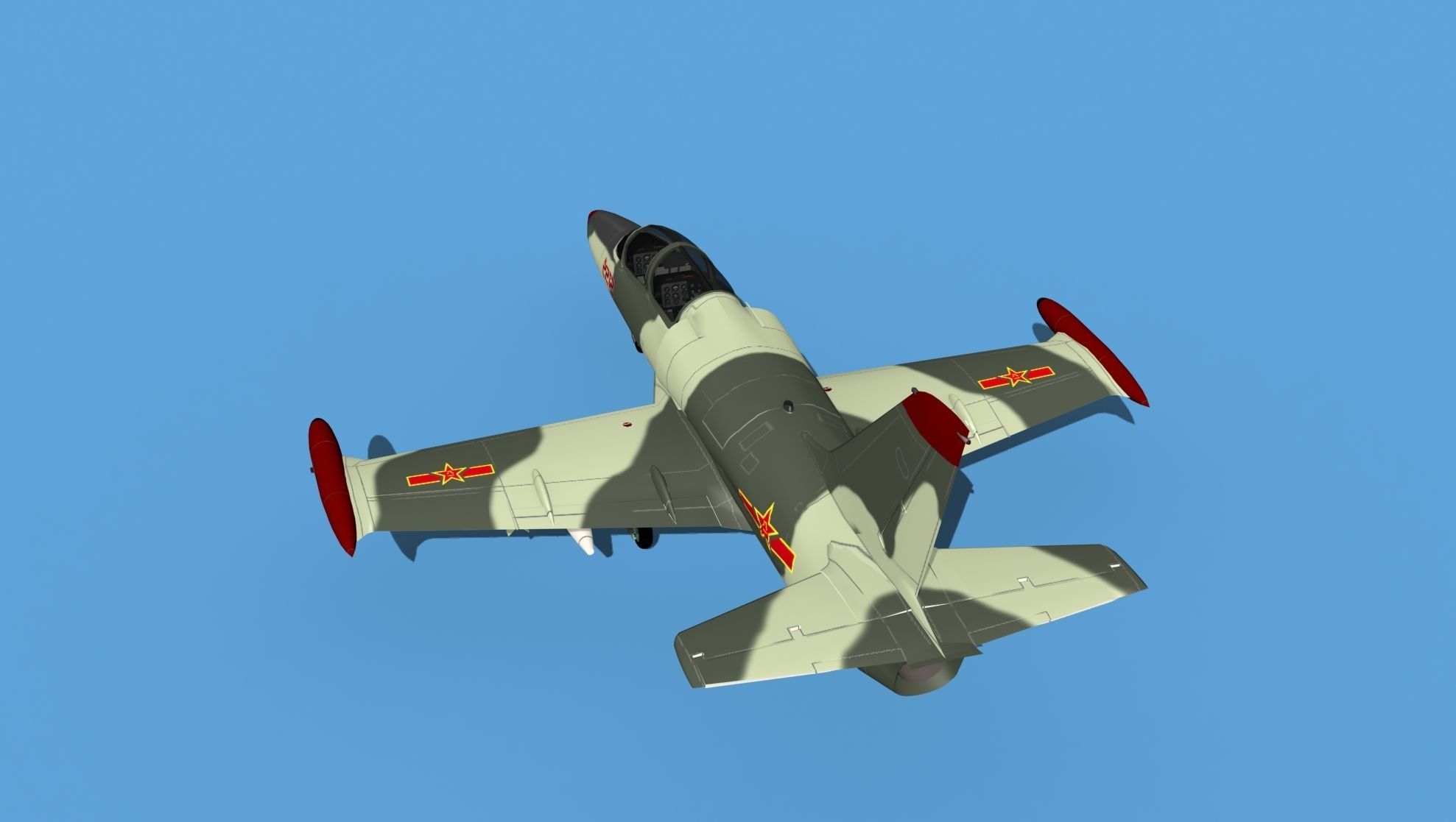 Aero Vodochody L-39C Albatross China 3D model_7