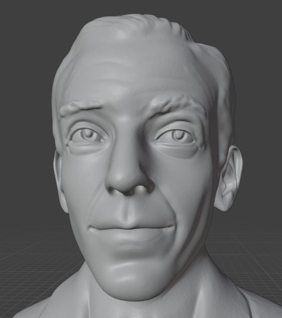 Fred Astaire 3D print model_5