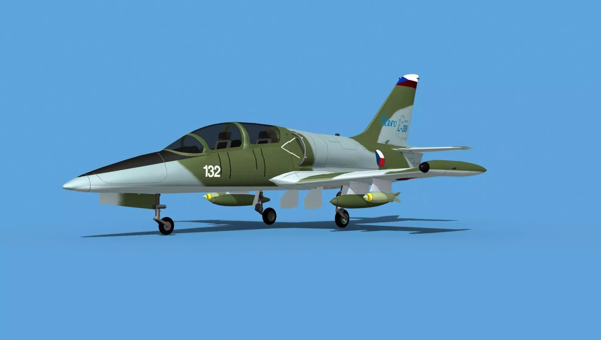 Aero Vodochody L-39C Albatross Cz Rep 02 3D model