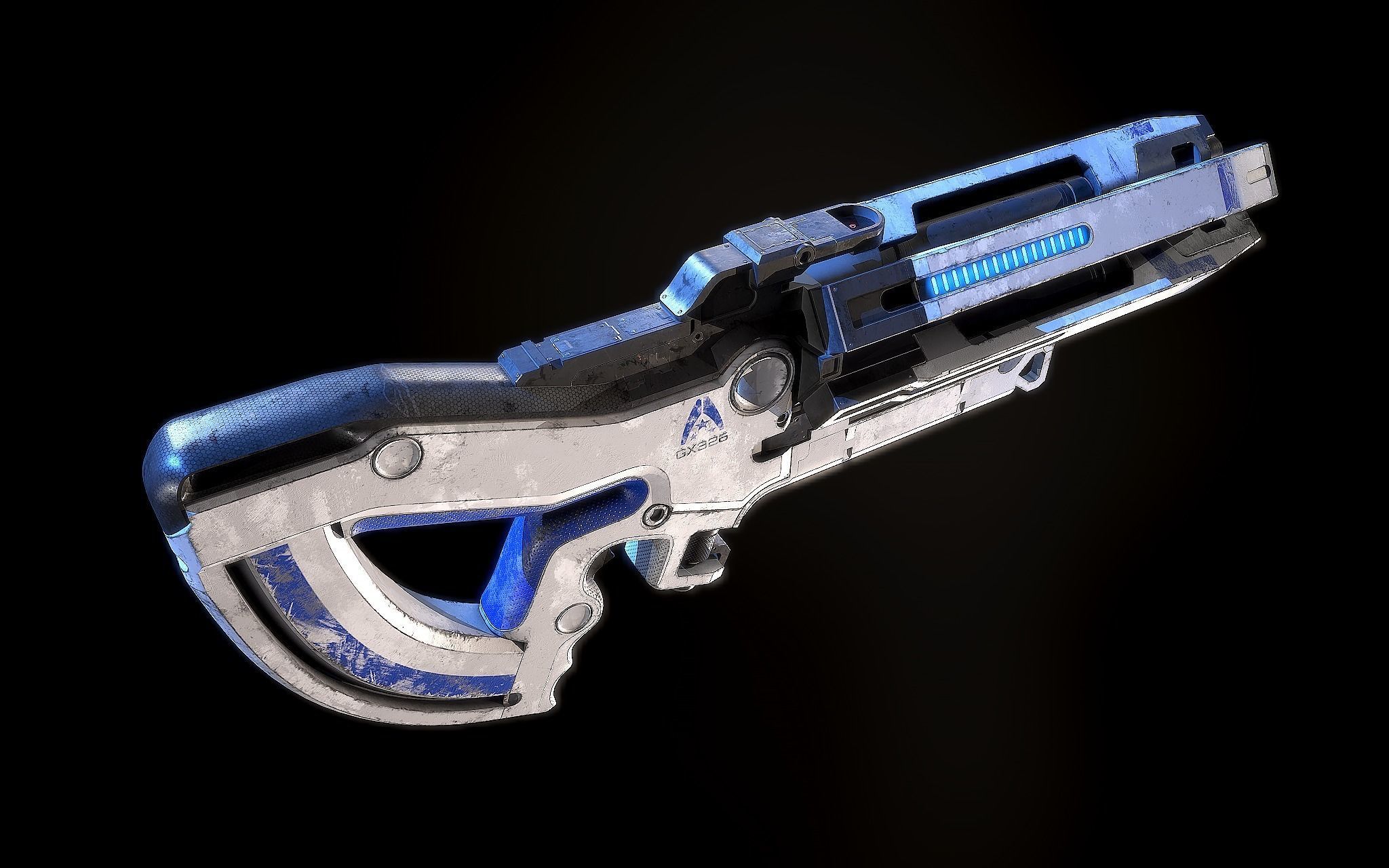 M-560 Hydra Mass Effect 3D model_3