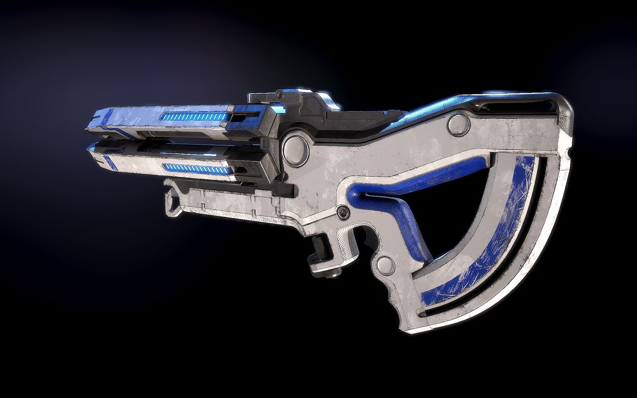M-560 Hydra Mass Effect 3D model_4