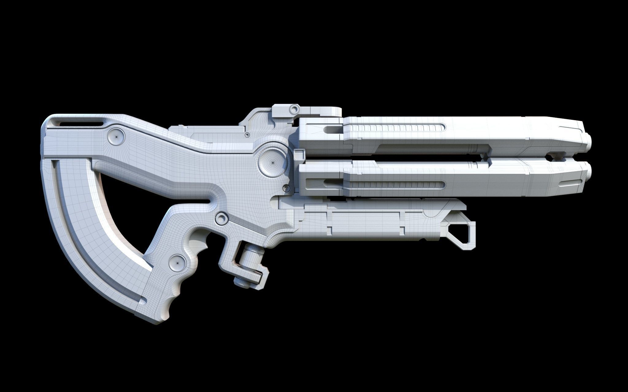 M-560 Hydra Mass Effect 3D model_6