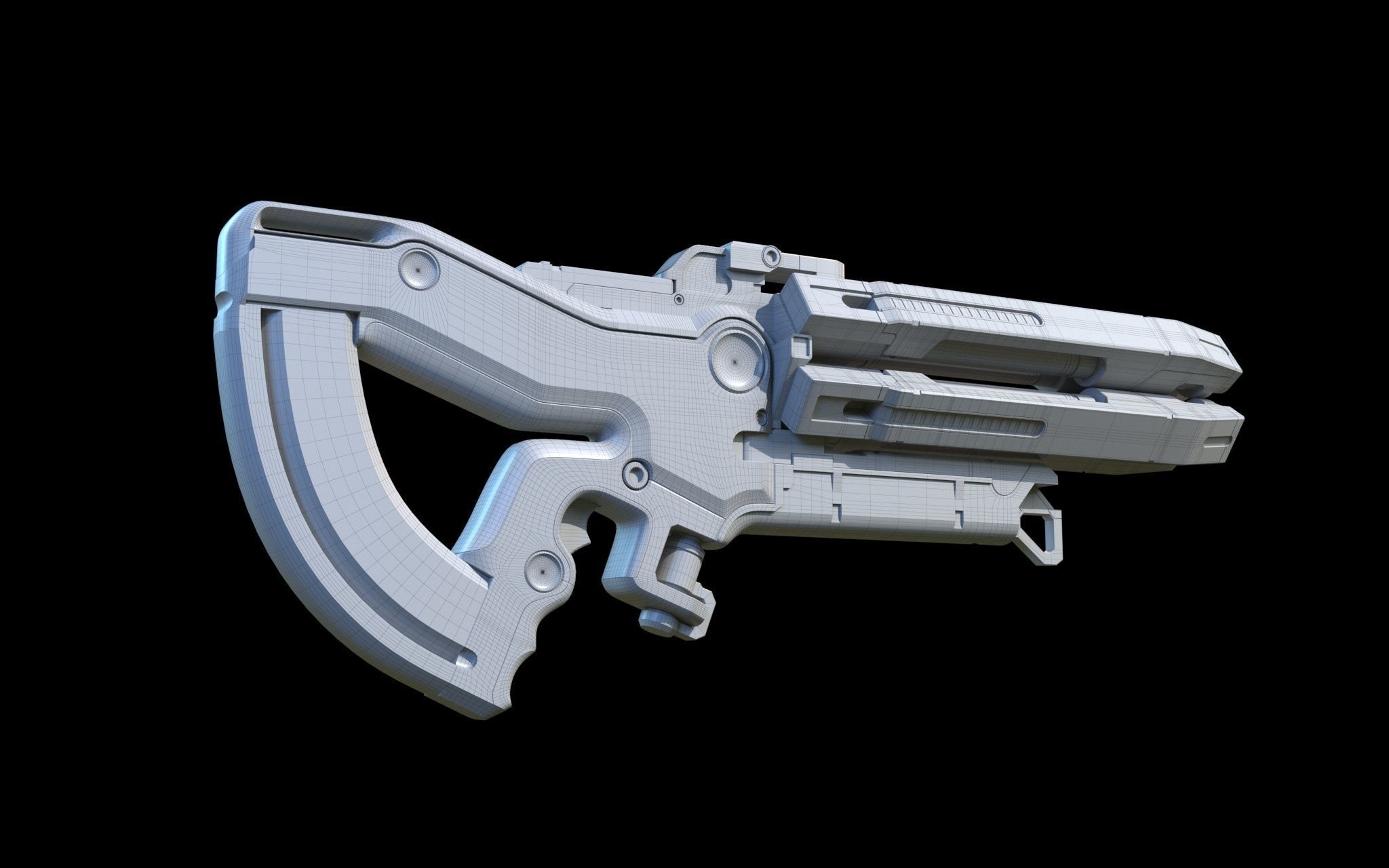 M-560 Hydra Mass Effect 3D model_8