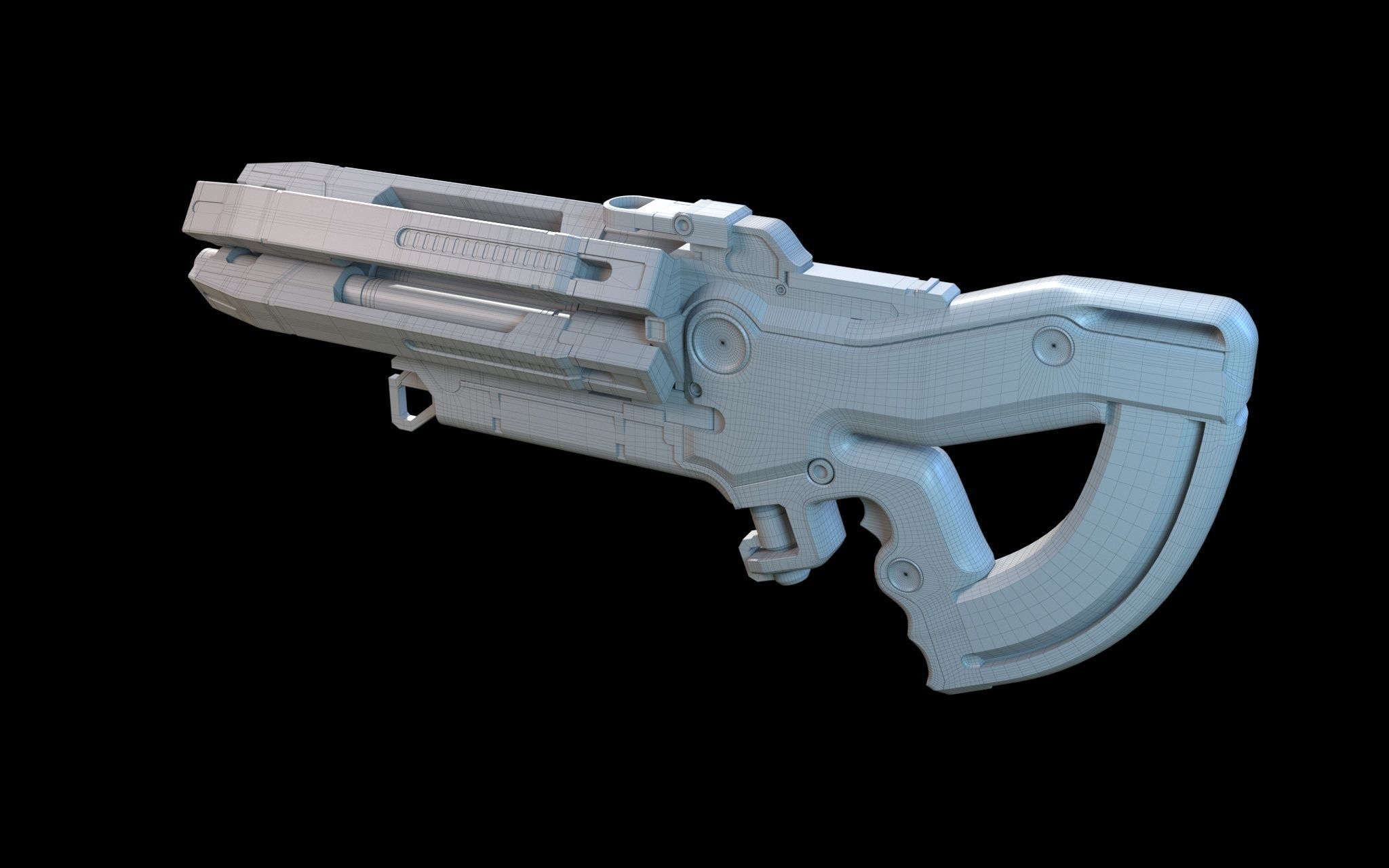 M-560 Hydra Mass Effect 3D model_9