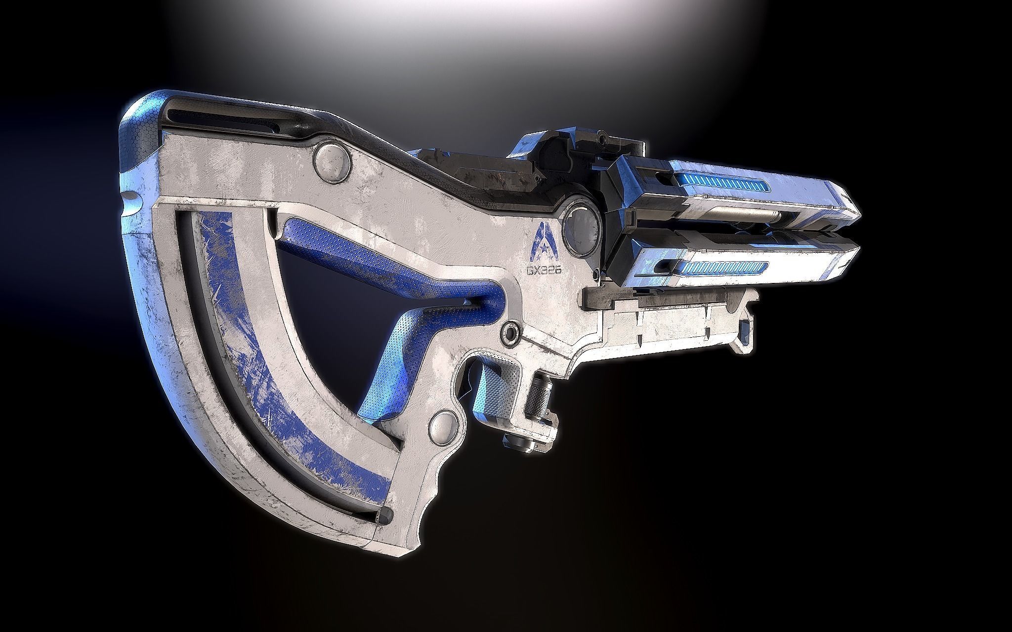 M-560 Hydra Mass Effect 3D model_2