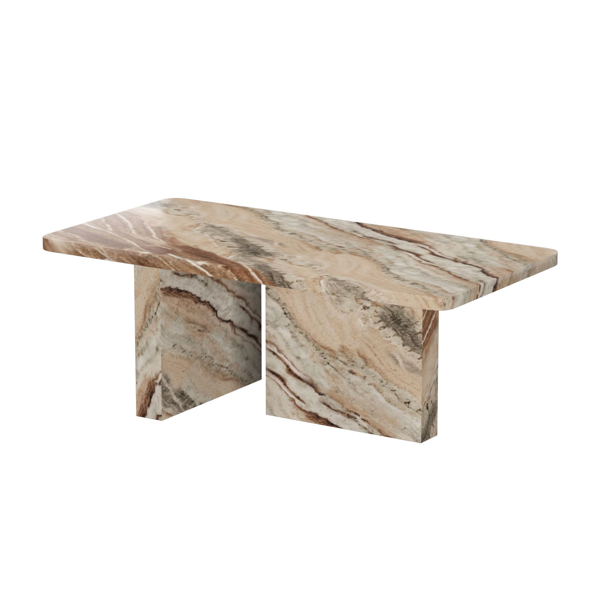 LIVELLA MARBLE COFFEE TABLE 3D model_3
