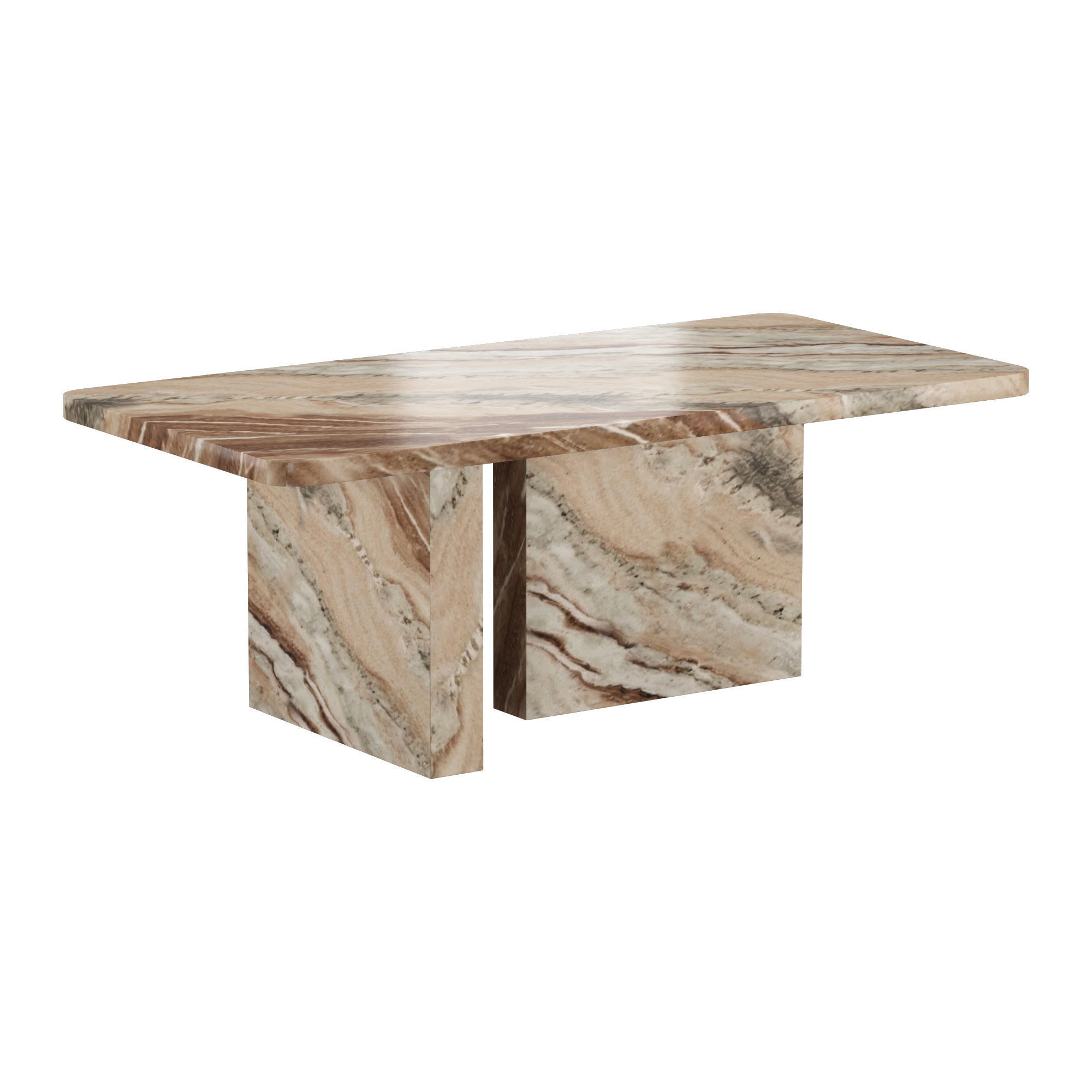 LIVELLA MARBLE COFFEE TABLE 3D model_1