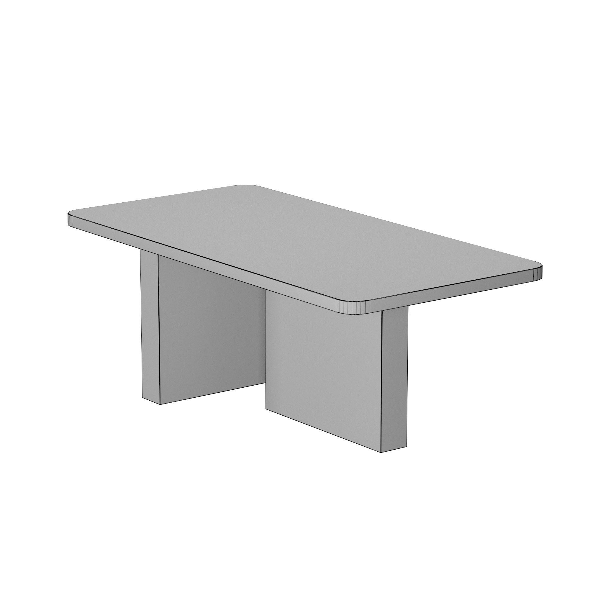 LIVELLA MARBLE COFFEE TABLE 3D model_5