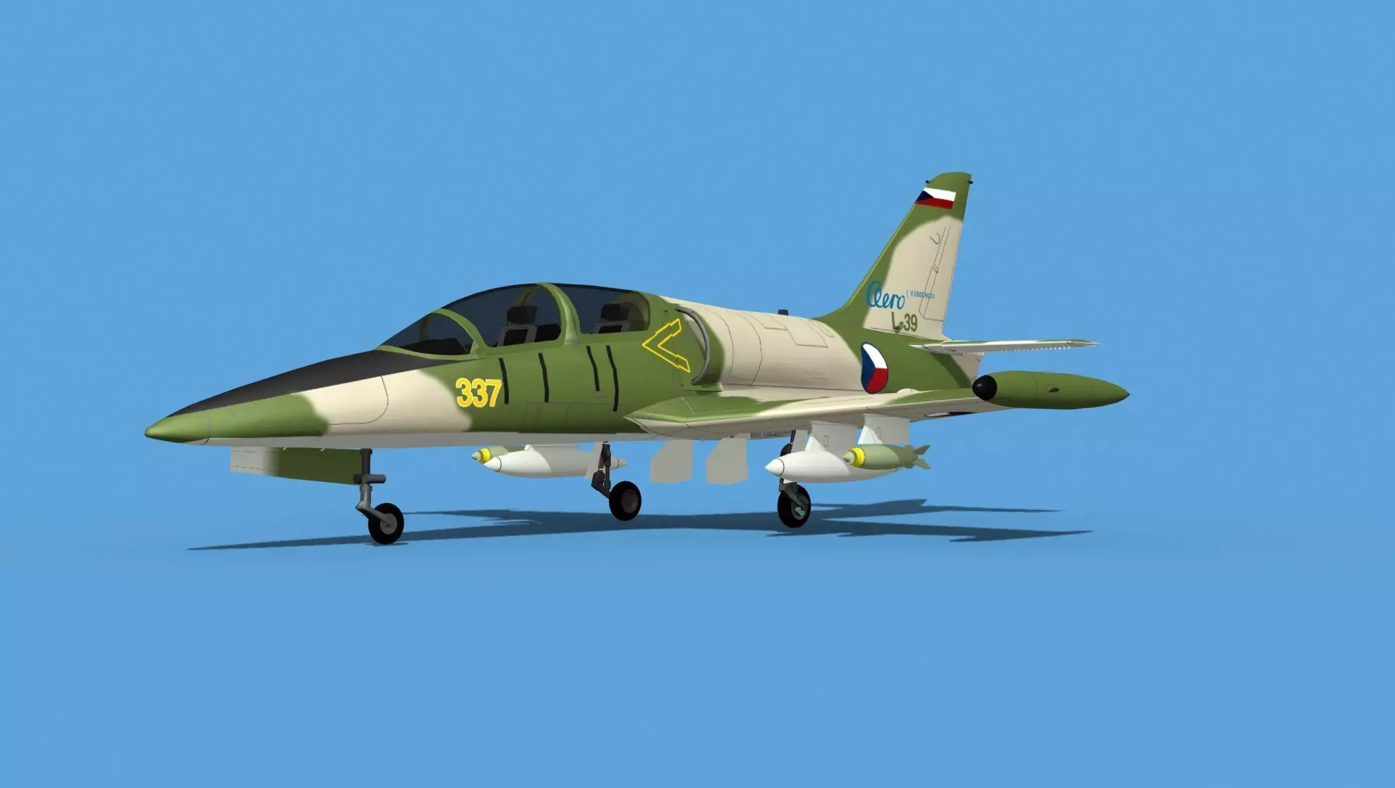 Aero Vodochody L-39C Albatross Cz Rep 05 3D model