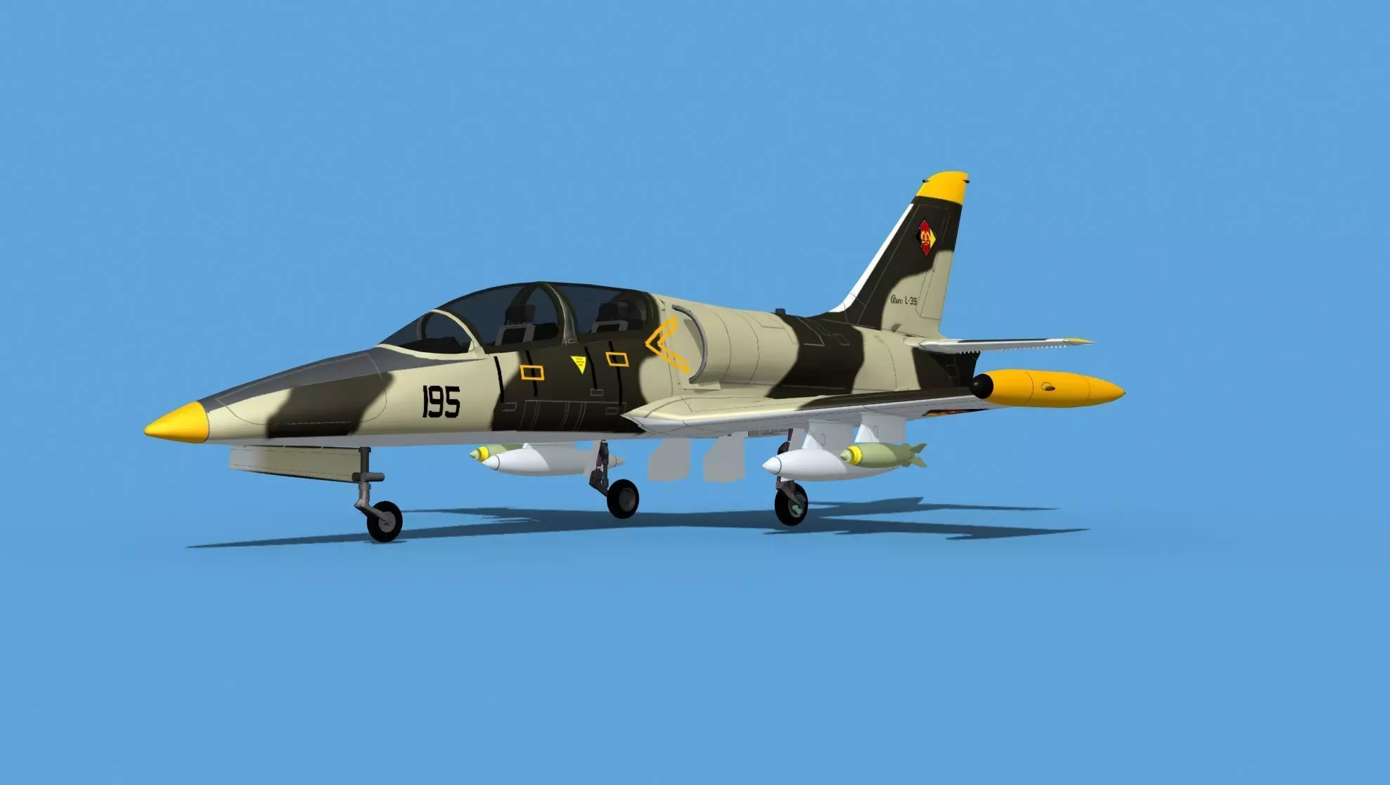 Aero Vodochody L-39C Albatross E Germ 01 3D model