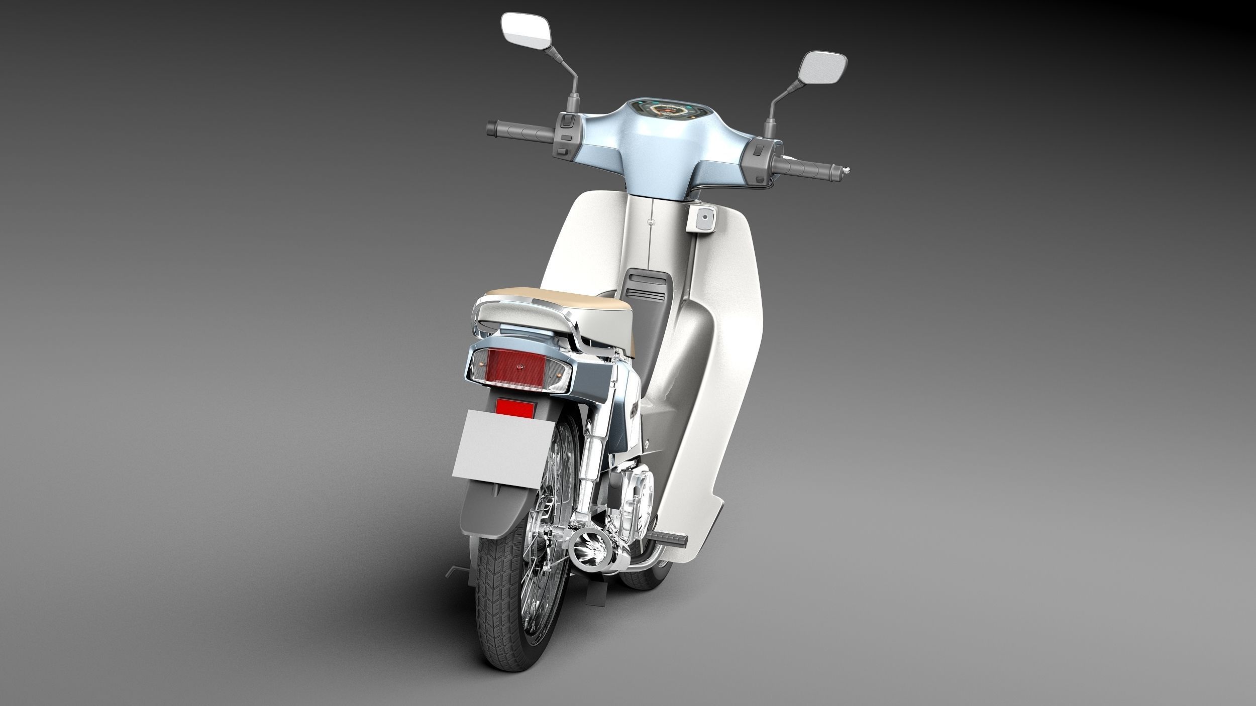 Honda Super Cub 2013 3D model_5