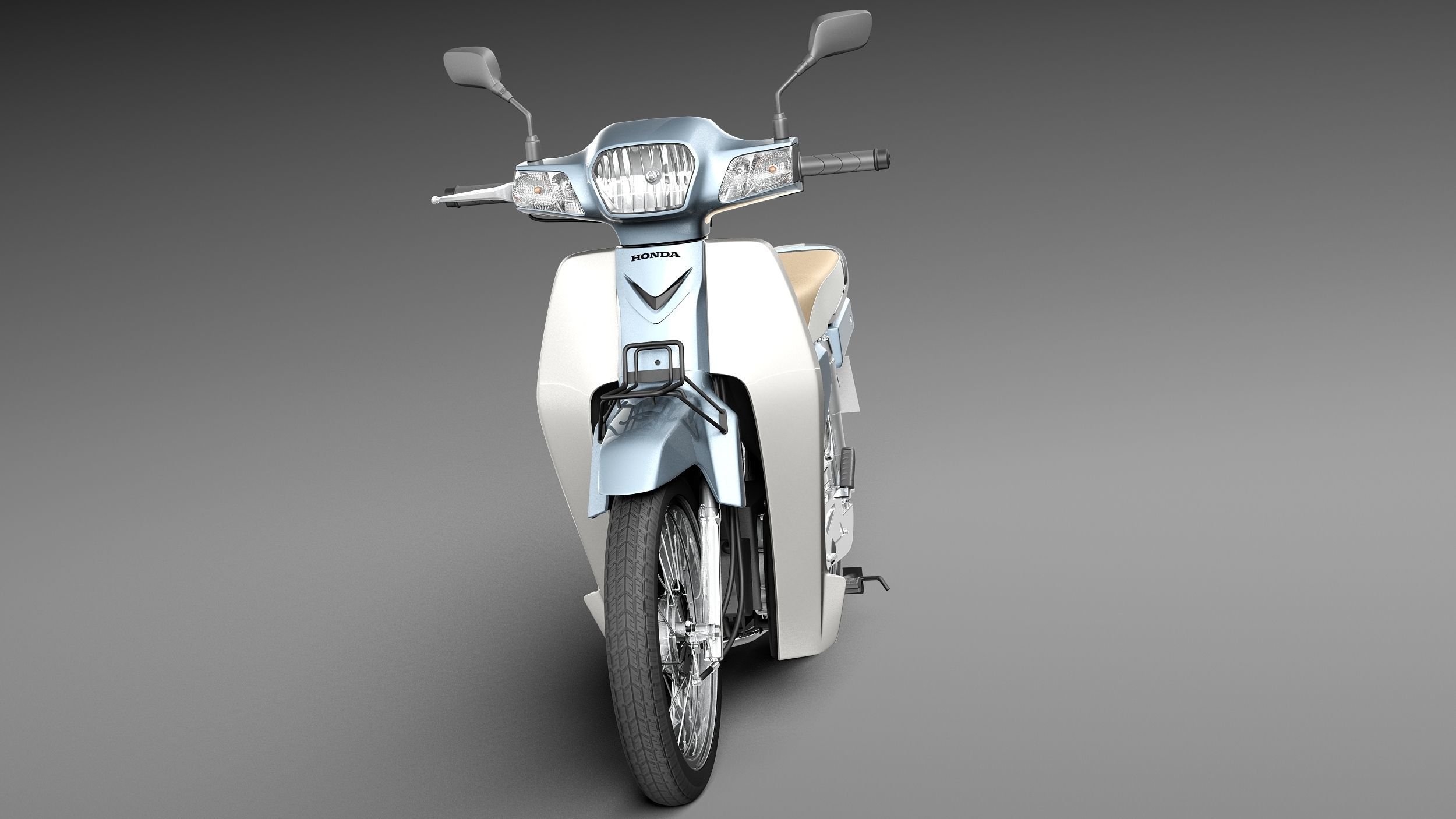 Honda Super Cub 2013 3D model_1