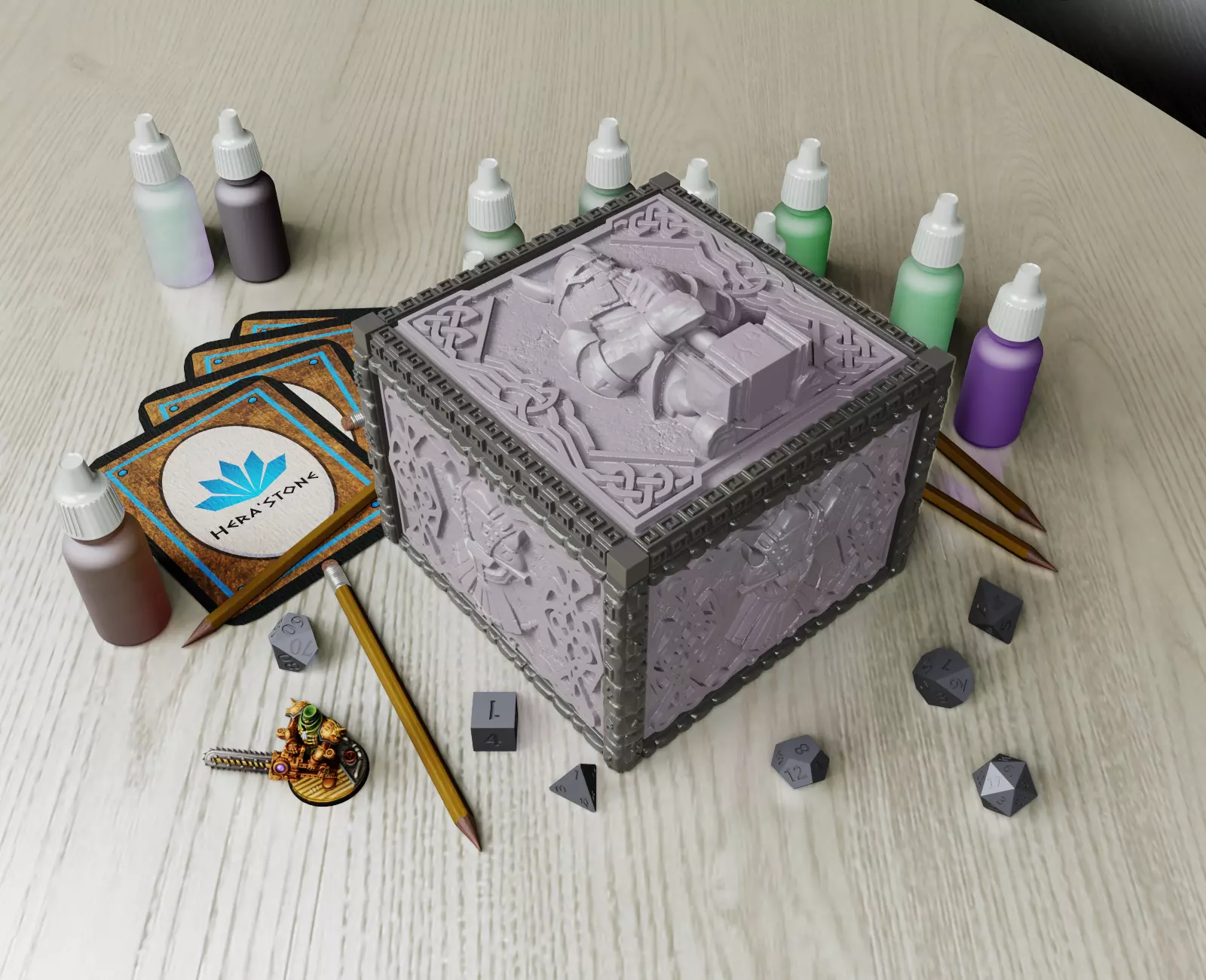 Dwarf organizer 3D print model_0