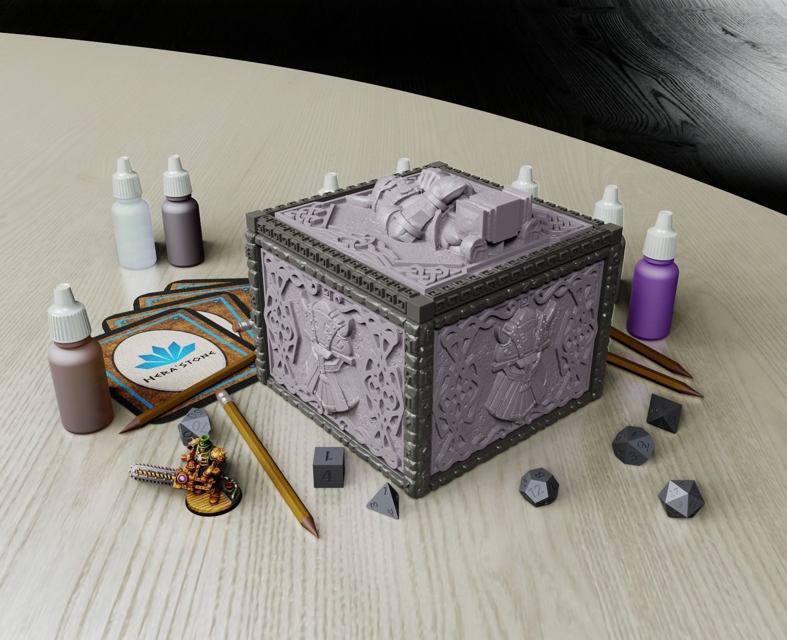 Dwarf organizer 3D print model_1