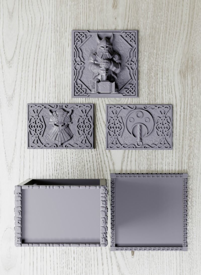 Dwarf organizer 3D print model_2