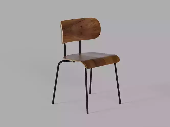 Gus Modern - Bantam Dining Chair Free 3D model