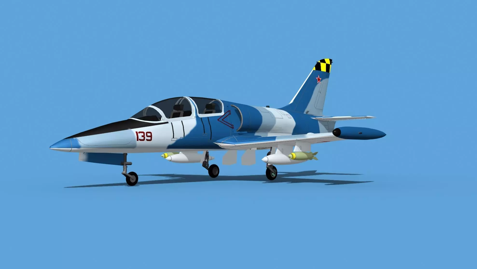 Aero Vodochody L-39C Albatross Russia 1 3D model