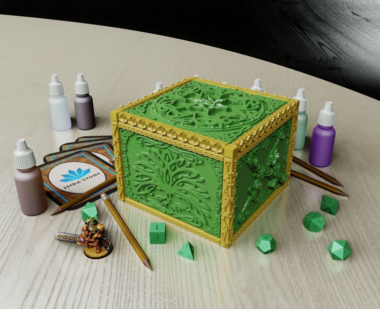 Elven organizer 3D print model_1
