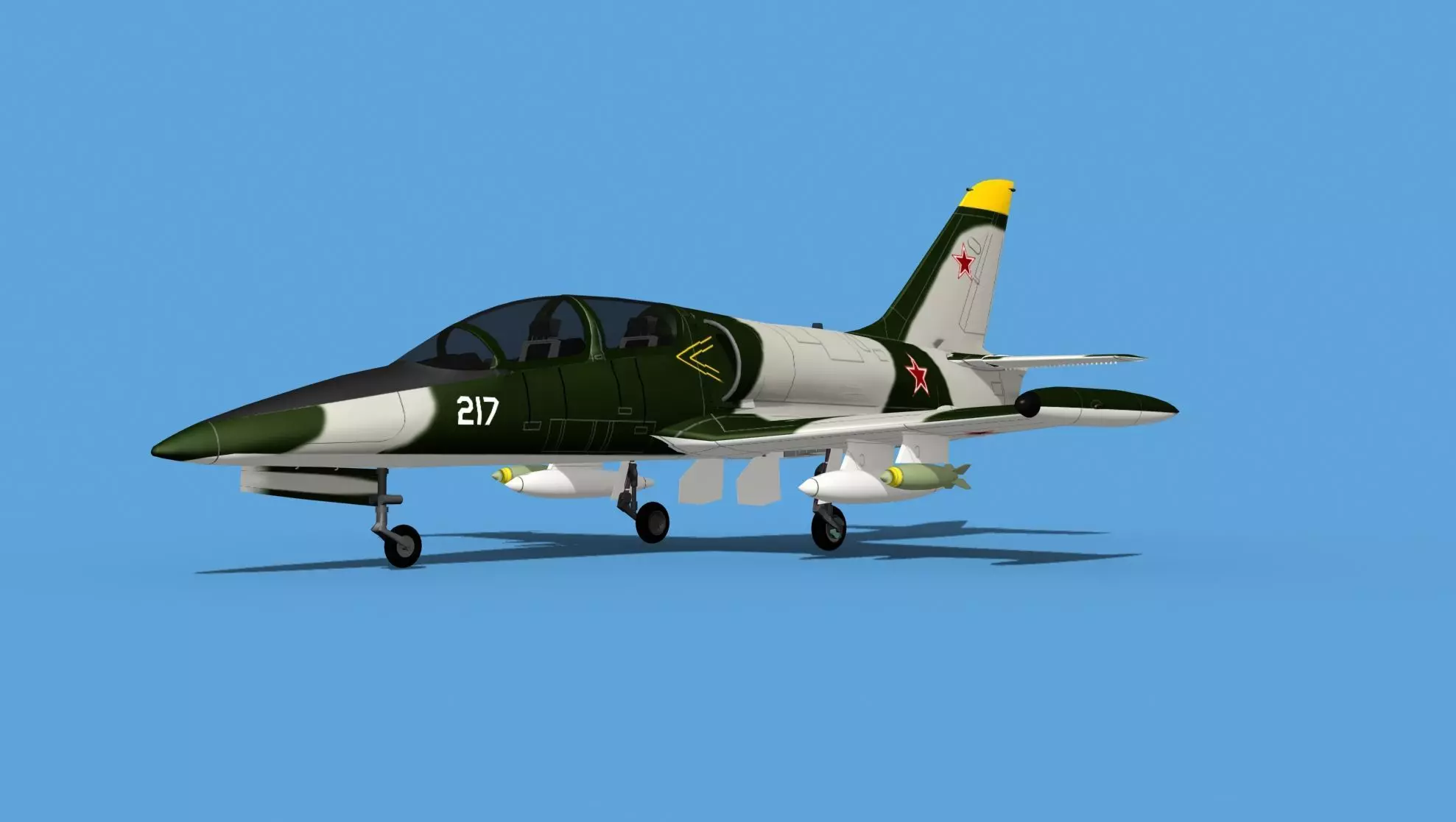 Aero Vodochody L-39C Albatross Russia 3 3D model