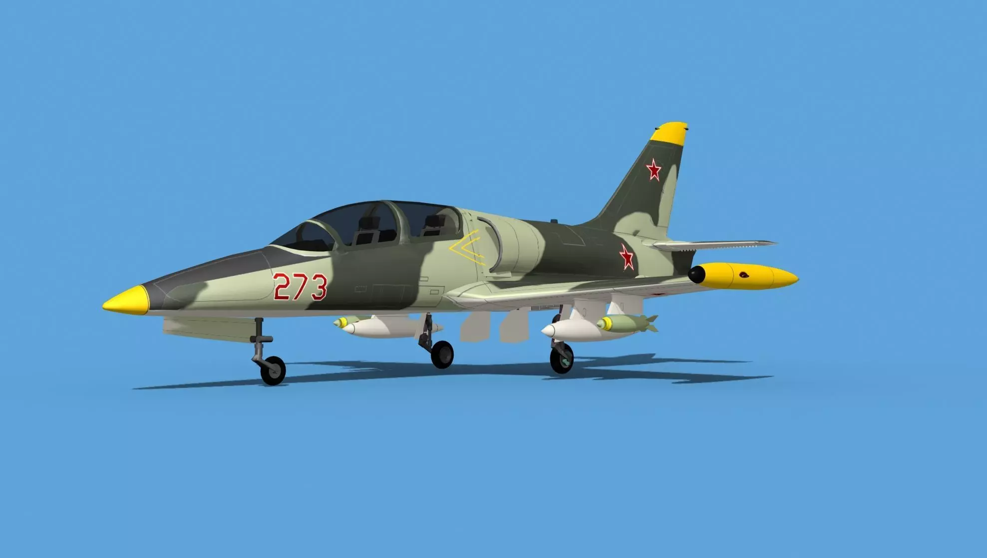 Aero Vodochody L-39C Albatross Russia 4 3D model