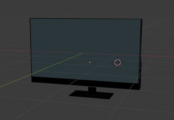 Monitor by Iqan Sarwar Taqi Low-poly 3D model_10